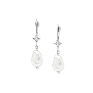 Emilia Star Baroque Pearl Earrings