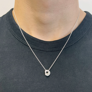 Silver "Wonky" Luck Necklace