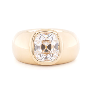Custom 2.02ct 'Claire' Bombe Diamond Ring