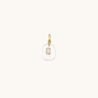 Clear Quartz Gemstone Pendant