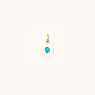 Pearlescent Gemstone Pendant