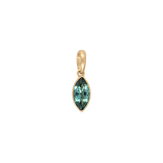 'Archive' No.03 Teal Blue-Green Tourmaline Charm - Anne Sportun Fine Jewellery