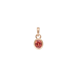 'Archive' Monarch Orange Oval Sapphire Charm