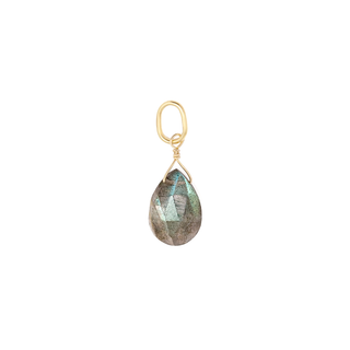 Faceted Labradorite Charm