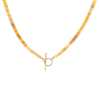 *Limited Edition* Yellow Ethiopian Opal Toggle Necklace