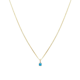 Element Necklace | Turquoise | 14k