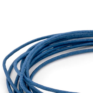 Linen Cord Four Hammered Disc Bracelet