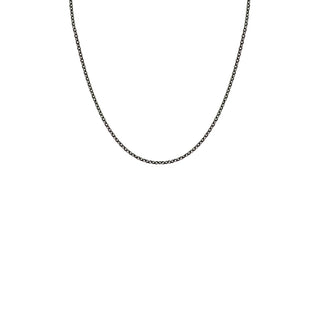 Oxidized Black Ultra Fine Chain