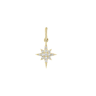 Little Lila Diamond Starburst Charm | 10k