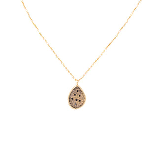 The 'Eclipse' Black Diamond Stardust Necklace