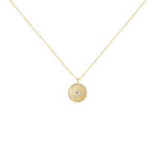 Gold 'Stardust' Cup Pendant