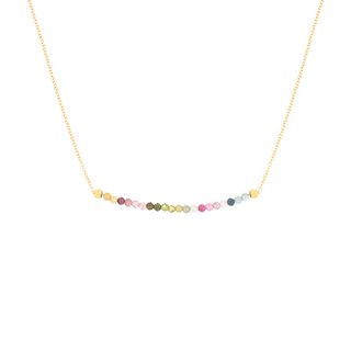 Centre Gemstone Wrap Necklace