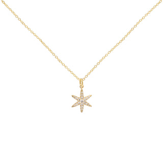 Diamond Pave Star Necklace