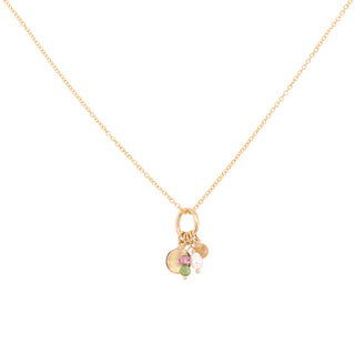 Mini Gemstone Charm Necklace - Final Sale