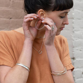 Double Square Necklace