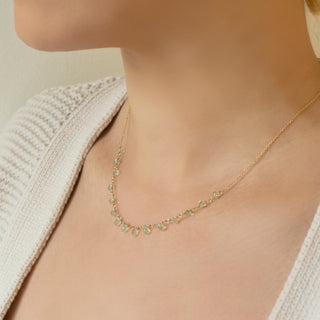 "Limited Edition" Green Sapphire Briolette Necklace