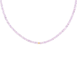 *One of a Kind* Lilac Sapphire Beaded Necklace - Anne Sportun Fine Jewellery