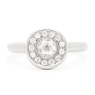 Rose Cut Diamond with Halo - Final Sale