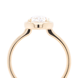 2.10ct Lab "Vintage" Cut Oval Haley Ring