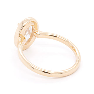 2.10ct Lab "Vintage" Cut Oval Haley Ring