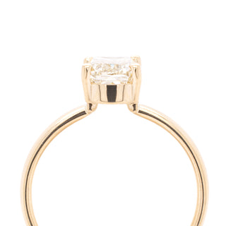 2.01ct Geo Cut Elongated Cushion "Alex" One of a Kind Ring