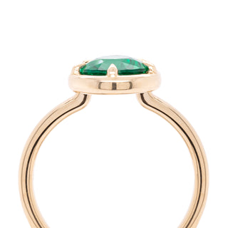 1.56ct One-of-a-Kind Columbian Pear Emerald 'Haley' Ring