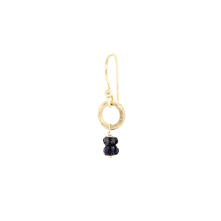 Iolite Bead Boulder Drop Earrings - Final Sale