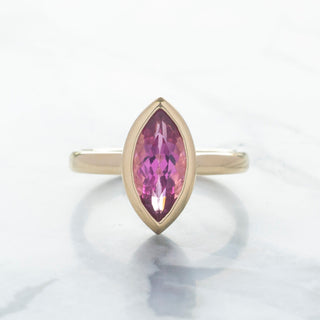 No.11 'Archive' 1.61ct Hot Pink Marquise Tourmaline Ring