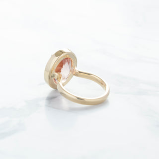 No.08 'Archive' 8.46ct Oval Morganite Ring
