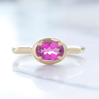 No.27 'Archive' 0.72ct Oval Rubelite Ring