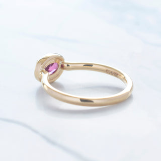 No.27 'Archive' 0.72ct Oval Rubelite Ring