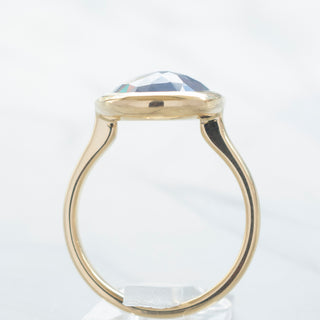 No.32 'Archive' 6.67ct Blue Sapphire Slice Ring