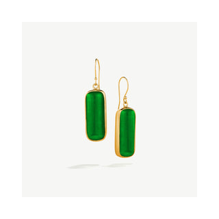 Umbo Drop Earrings | Green