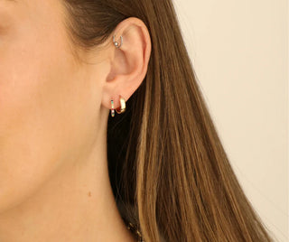 BOLD GOLD HUGGIES I 12MM