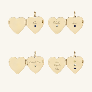 Lilou Diamond Heart Locket Charm - Anne Sportun Fine Jewellery