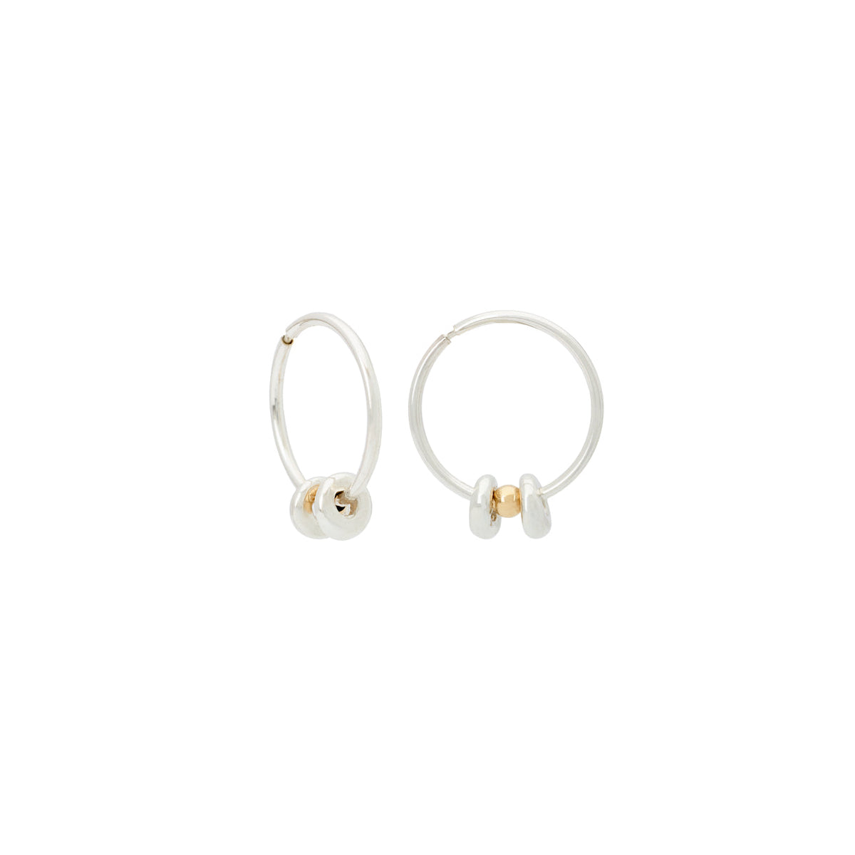 Gold bead earrings hotsell