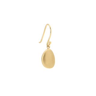 Gold Pod Drop Petal Earrings - Anne Sportun Fine Jewellery