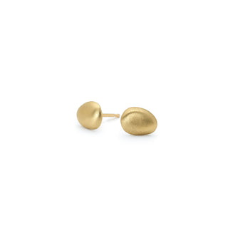 Matte Finish Petal Stud Earrings - Anne Sportun Fine Jewellery