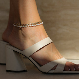 Panther Chain Anklet | Gold Plated Brass