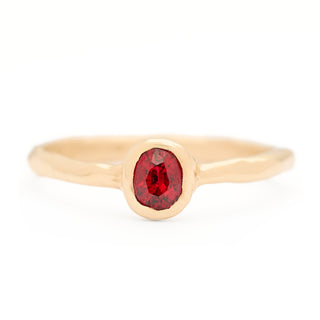 One Of A Kind Hand-Carved Oval Spinel Ring