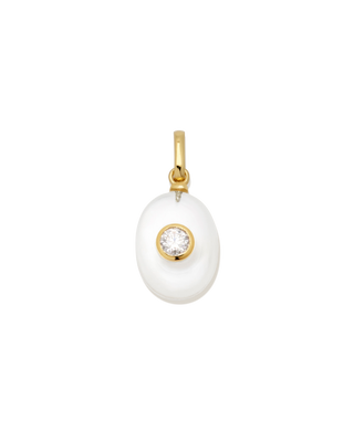 Pearlescent Gemstone Pendant