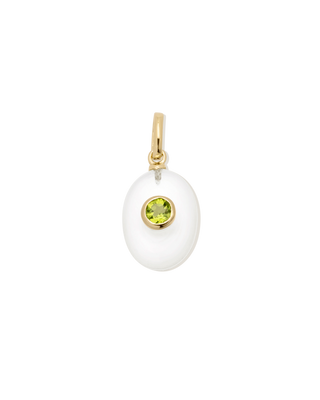 Pearlescent Gemstone Pendant