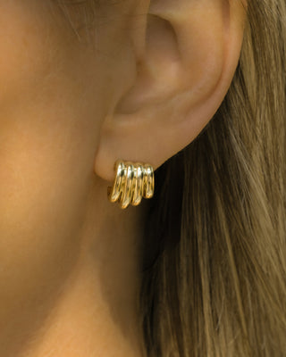 Quattro Hoop Earrings