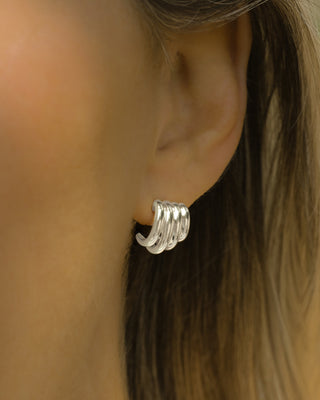 Quattro Hoop Earrings