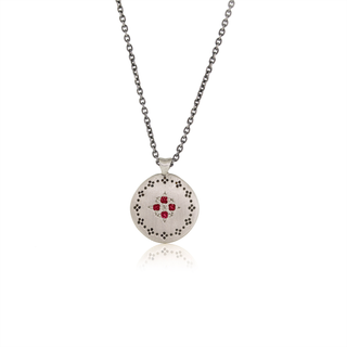 Ruby Four Star Nostalgia Pendant