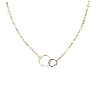 Silver & Gold Interlocking Necklace