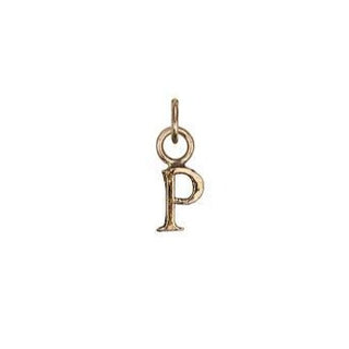 LETTER CHARM - 14K YELLOW GOLD - VARIOUS LETTERS