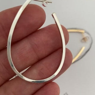 Small Saturn Hoop Earrings