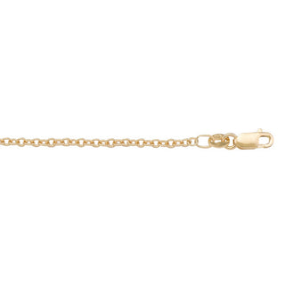 1.5mm Open Cable Link Chain Necklace