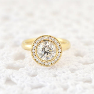 One of a Kind Champagne Diamond Ring - Anne Sportun Fine Jewellery